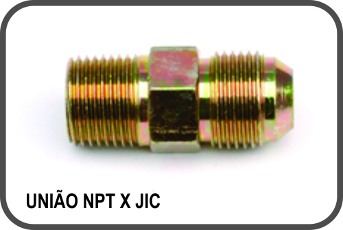 Adaptadores - União NPT X JIC