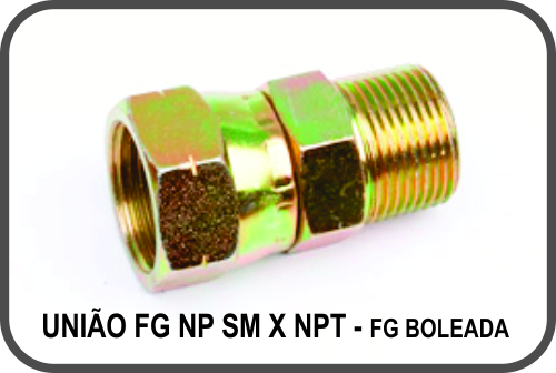 Adaptadores - UNIÃO FG NP SM X NPT FG BOLEADA