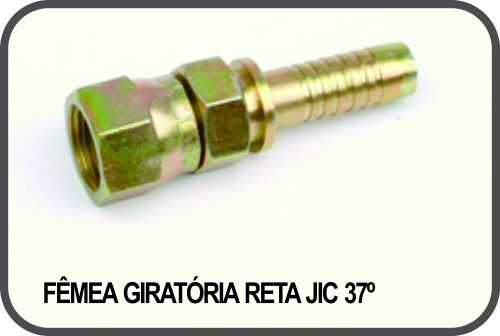 FÊMEA GIRATÓRIA RETA JIC 37º